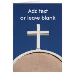 White Cross of Taos Greeting Card