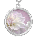 White Dahlia Necklace necklaces