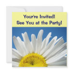 White Daisy Invitations You're Invited Daisies