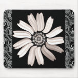 White Daisy Mousepad