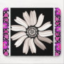 White Daisy Mousepad