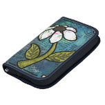 White Daisy on Blue Background Planner