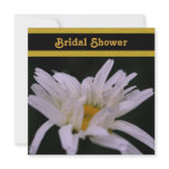 White Daisy Wedding Bridal Shower Invitation