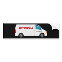 White Delivery Van - Customisable