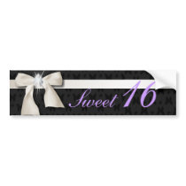 White Diamond Bow Sweet 16