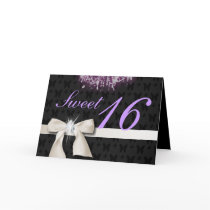 White Diamond Bow Sweet 16