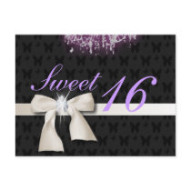 White Diamond Bow Sweet 16