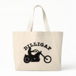 White  Dilligaf Chopper bags