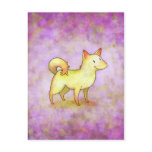 White Dog Postcard