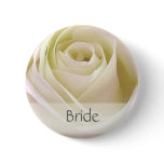 White double rose Bride Pin