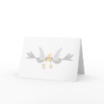 White Doves Greeting Cards