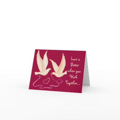 White Doves - Love is Better.... Cards by mrssocolov