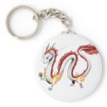 White Dragon -Keychain-