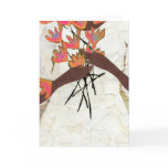 White dress and flowers cards