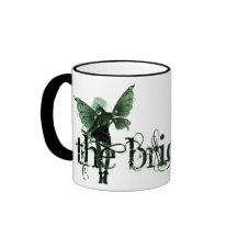 White Dress Fairy Green Negative - The Bride Mugs
