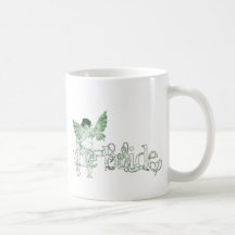 White Dress Fairy Green - The Bride Mug
