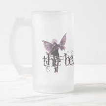 White Dress Fairy Pink Negative - The Bride Mug