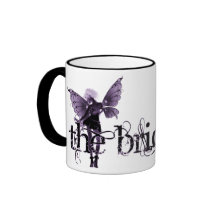 White Dress Fairy Purple Negative - The Bride Mugs