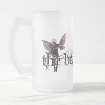 White Dress Fairy Red Negative - The Bride Mug