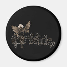 White Dress Fairy Sepia Negative - The Bride Magnet