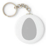 white egg keychains
