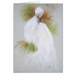 White Egret Card