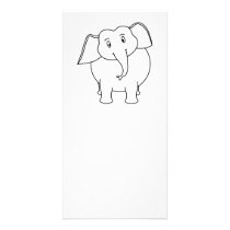 White Elephant. Photo Card