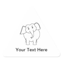 White Elephant. Sticker