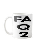 White Fa Q 2 Fuck U 2 mugs