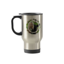 White Faced Capuccin Monkey  Travel Mug