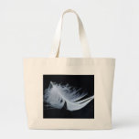 White feather - angelic by nature canvas bag