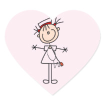 White Female Stick Figure Nurse 2