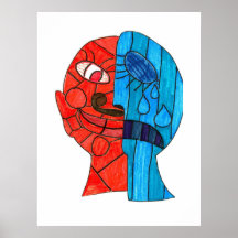 White - Fiona B Poster