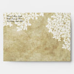 White Floral Vintage Envelopes