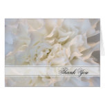 White Floral Wedding Bridesmaid Thank You Card