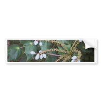 White Flower Bumper Sticker