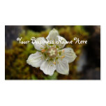 White Flower in the Moss Business Cards