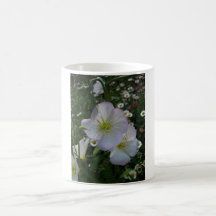 White Flower Mug