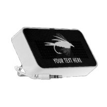 White Fly Fishing lure Speaker
