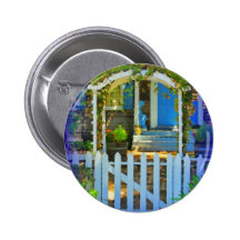 White Gate Picket Fence Pins