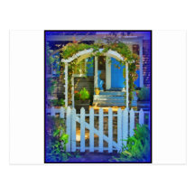 White Gate Picket Fence Postcards