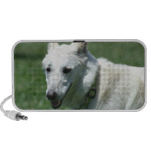 White German shepherd Portable Speaker