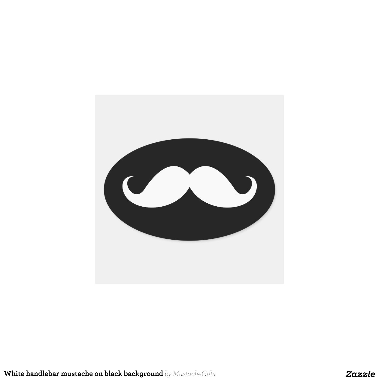 white handlebar moustache on black background zazzle white handlebar moustache on black background zazzle