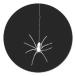 White Hanging Spider stickers