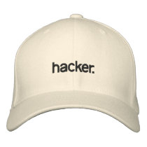 White Hat hacker. Embroidered Baseball Cap