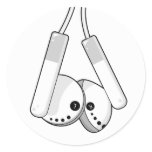 White Headphones Sticker