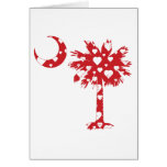 White Hearts Pattern Palmetto Moon Card