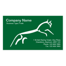 White Horse Business Card