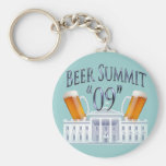 White House BeerSummit in blue Keychains