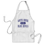 White House Blue Devils Middle White House aprons